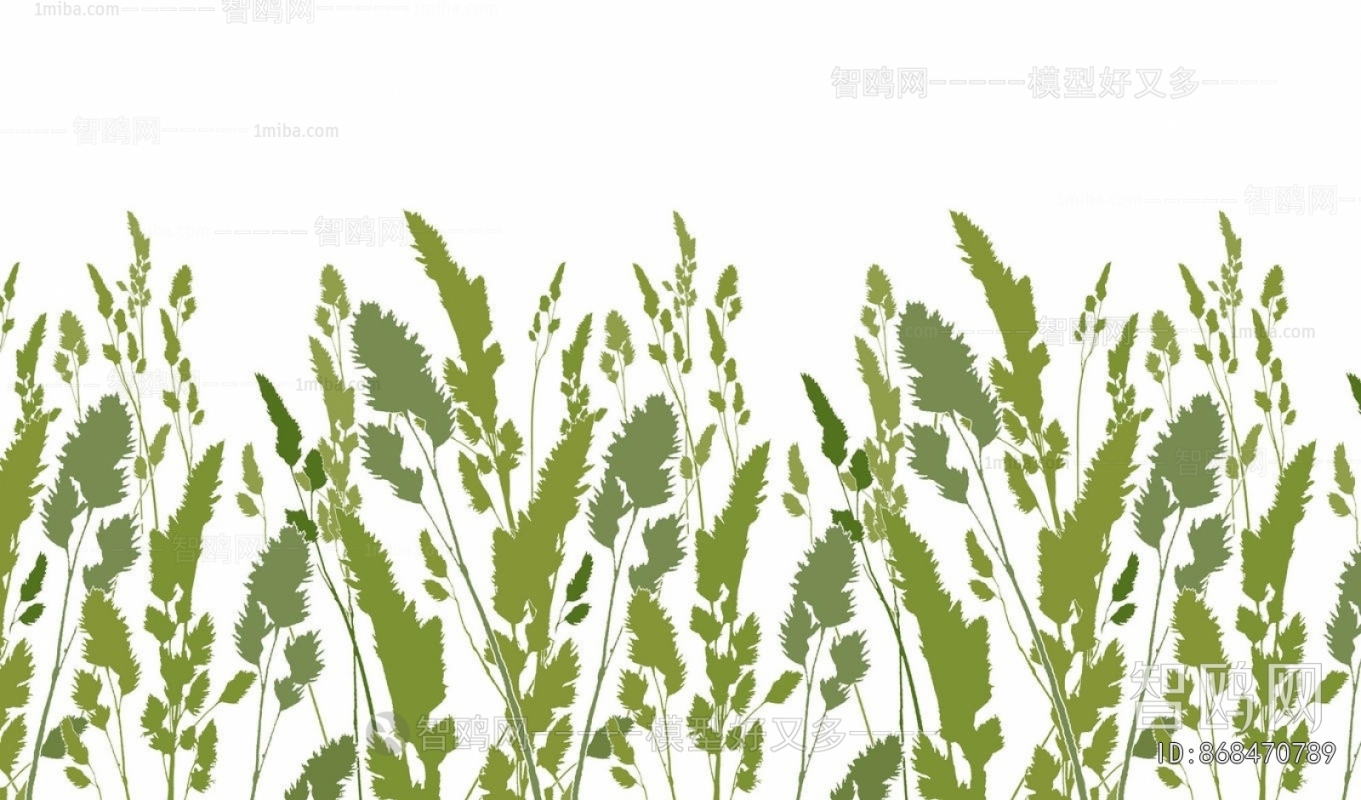 Animal And Plant Pattern Wallpaper