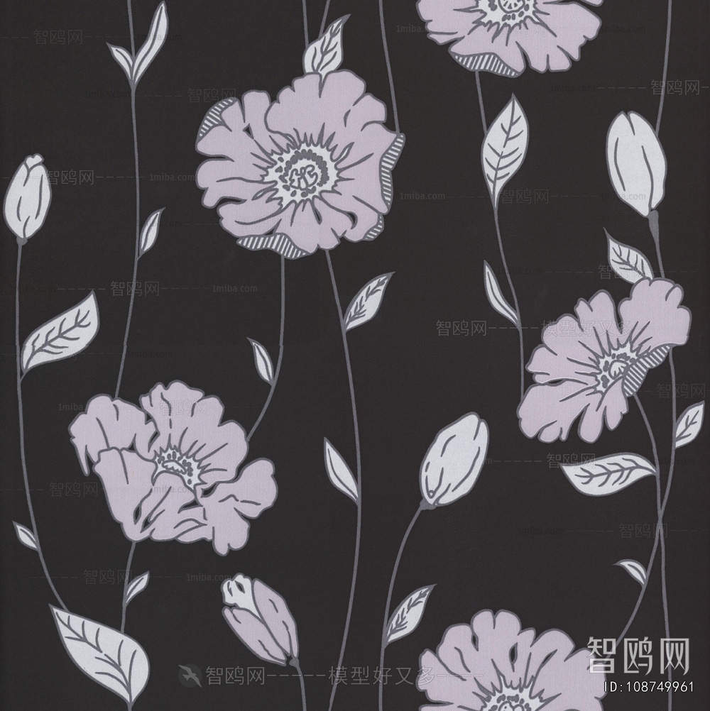 Animal And Plant Pattern Wallpaper