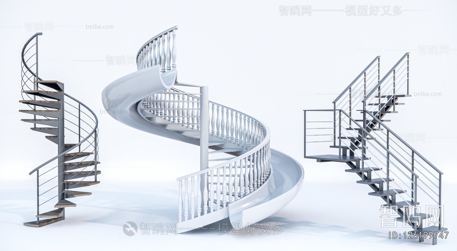 Modern Rotating Staircase