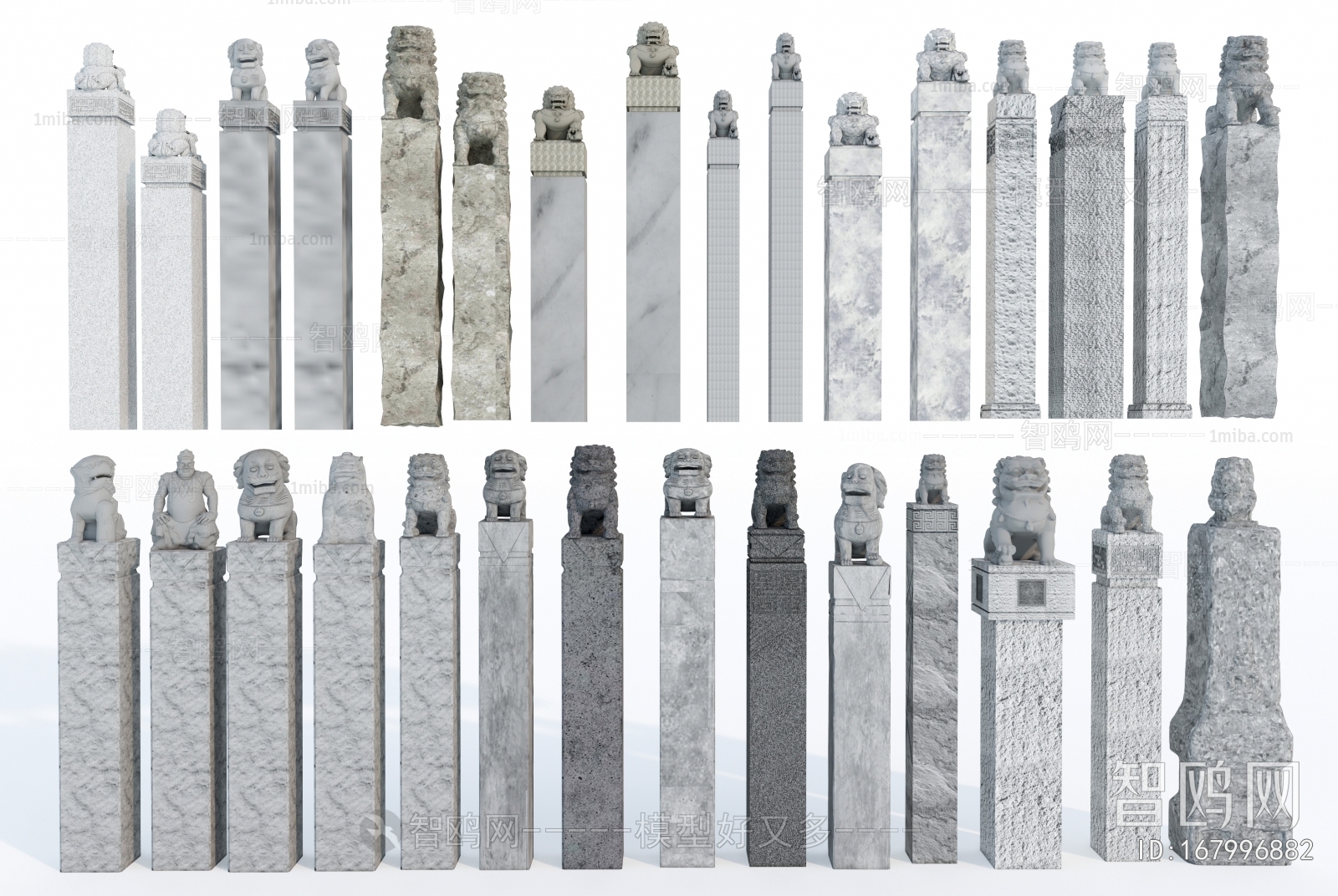 Chinese Style Column