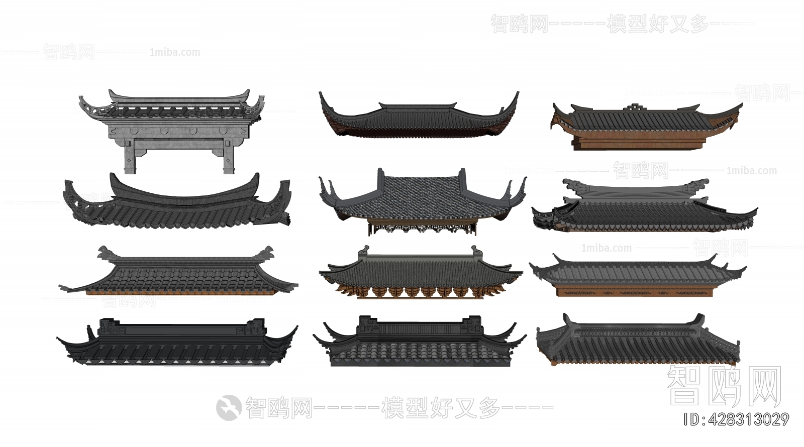 Chinese Style Building Component