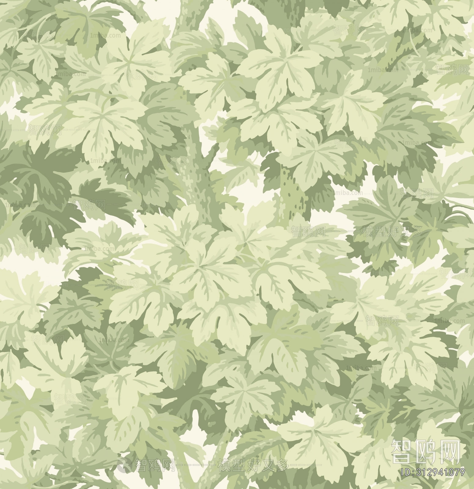 Animal And Plant Pattern Wallpaper
