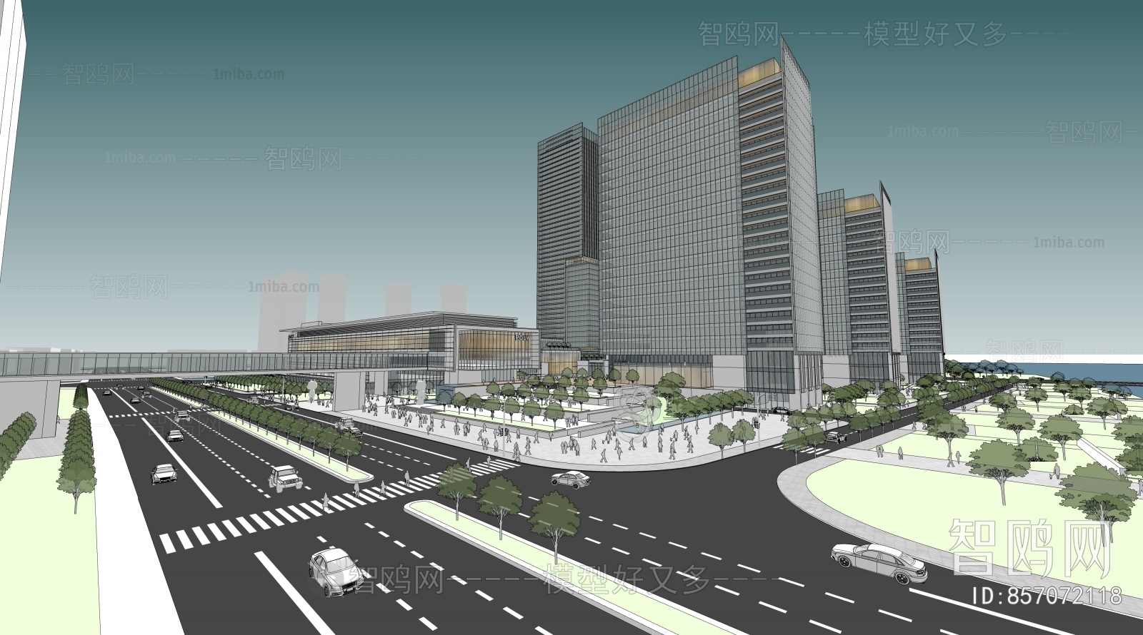 Modern Appearance Of Commercial Building