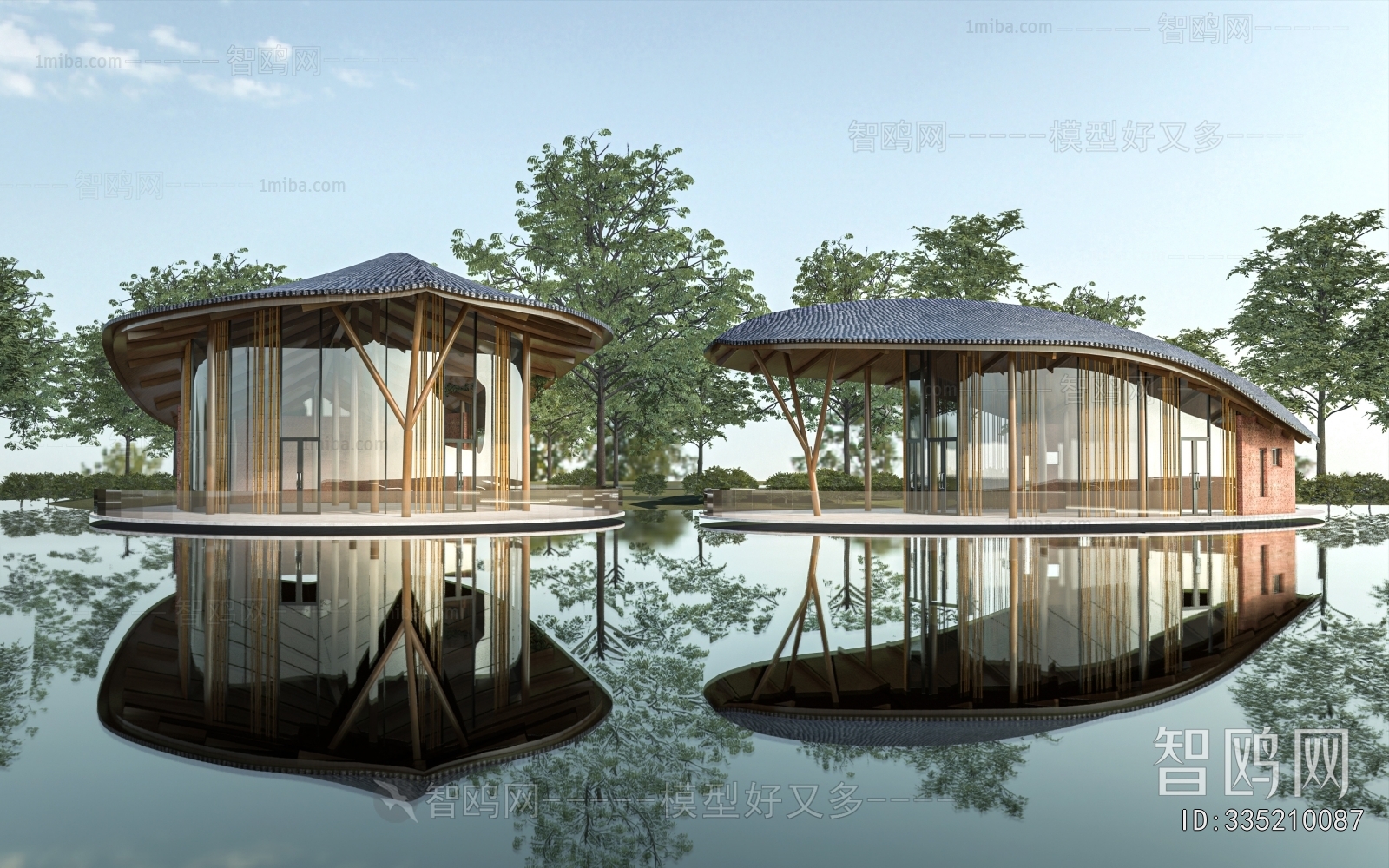 New Chinese Style Public Building