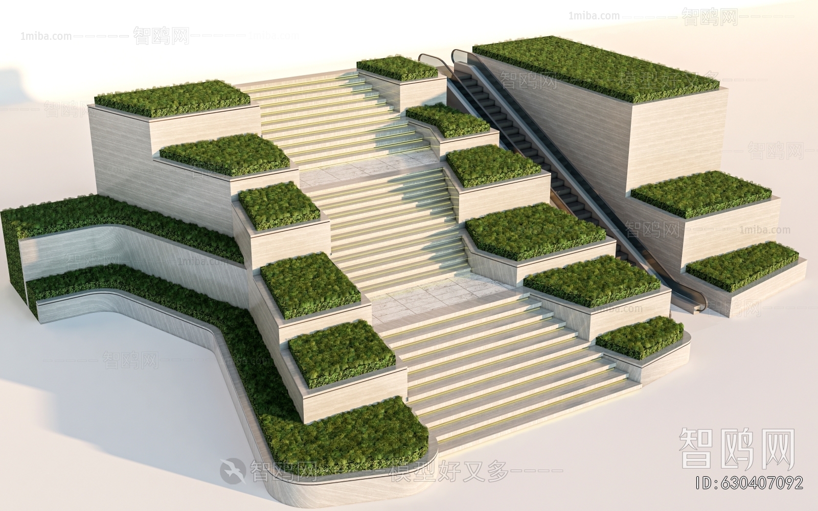 Modern Park Landscape