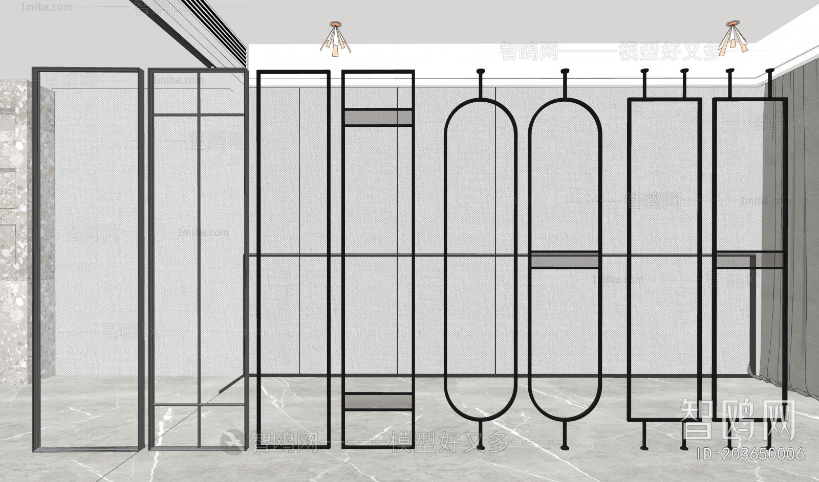 Modern Glass Screen Partition