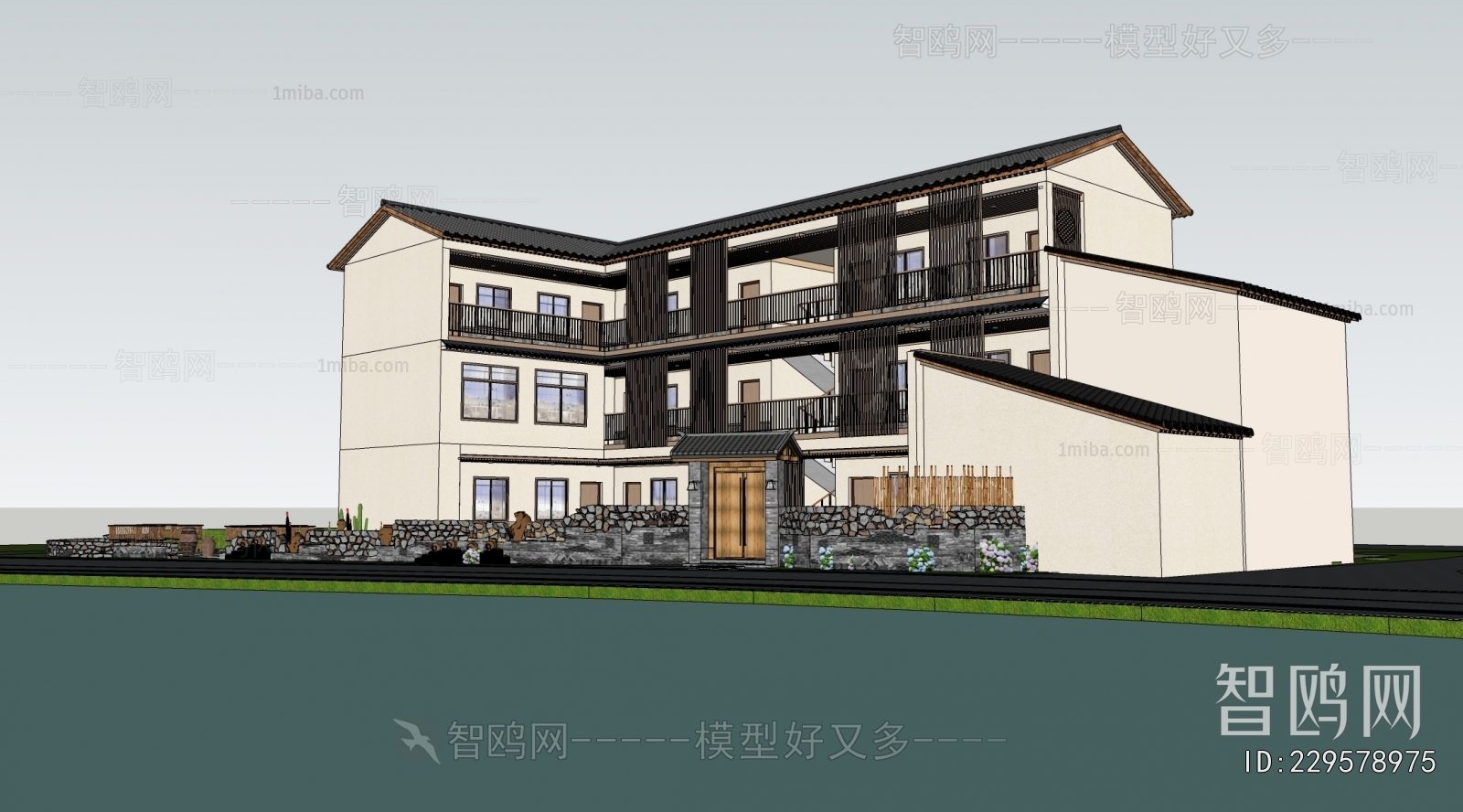 Modern Appearance Of Commercial Building