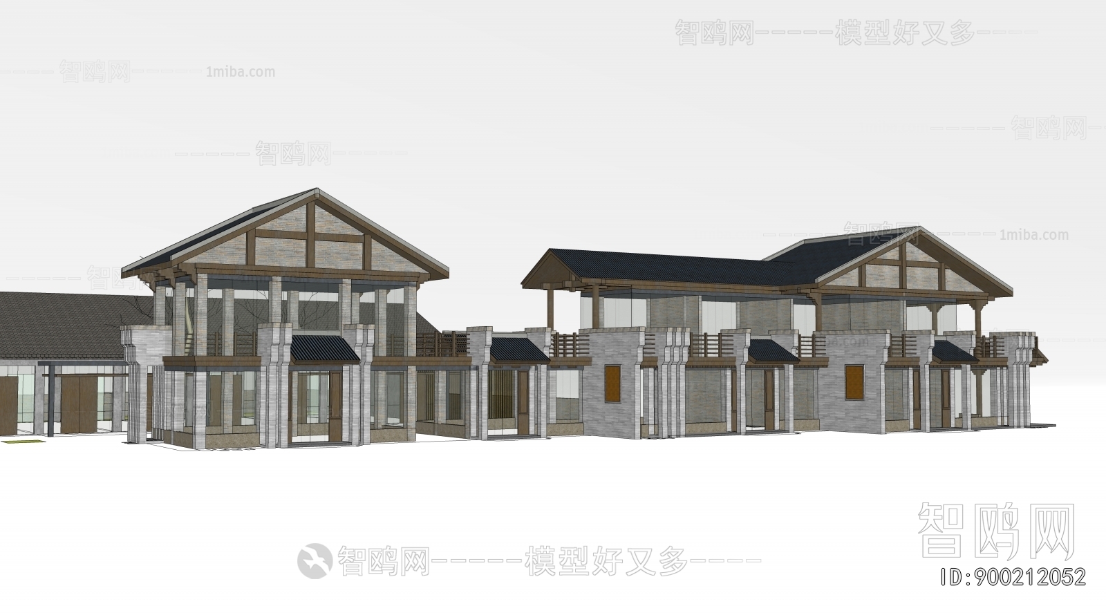 New Chinese Style Building Appearance