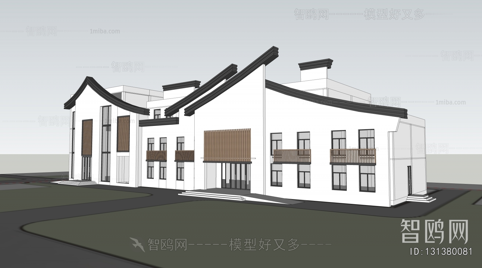 New Chinese Style Public Building