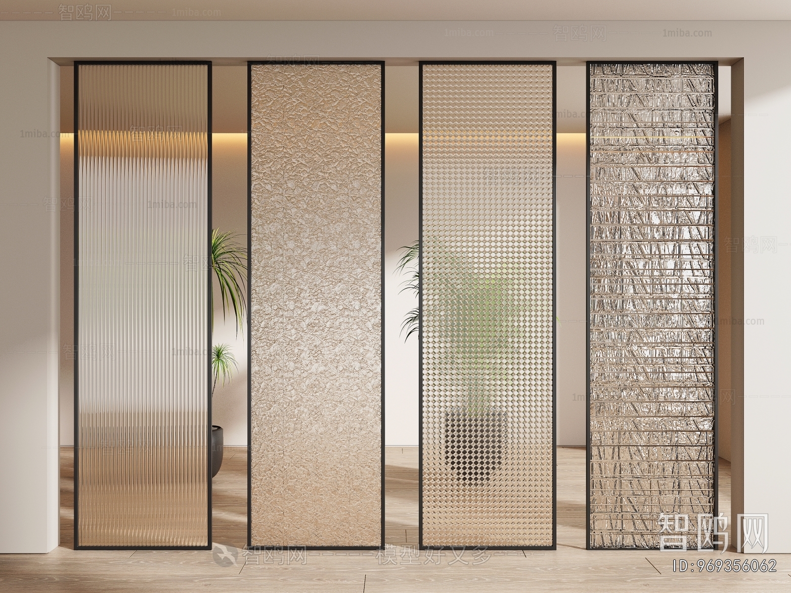 Modern Glass Screen Partition