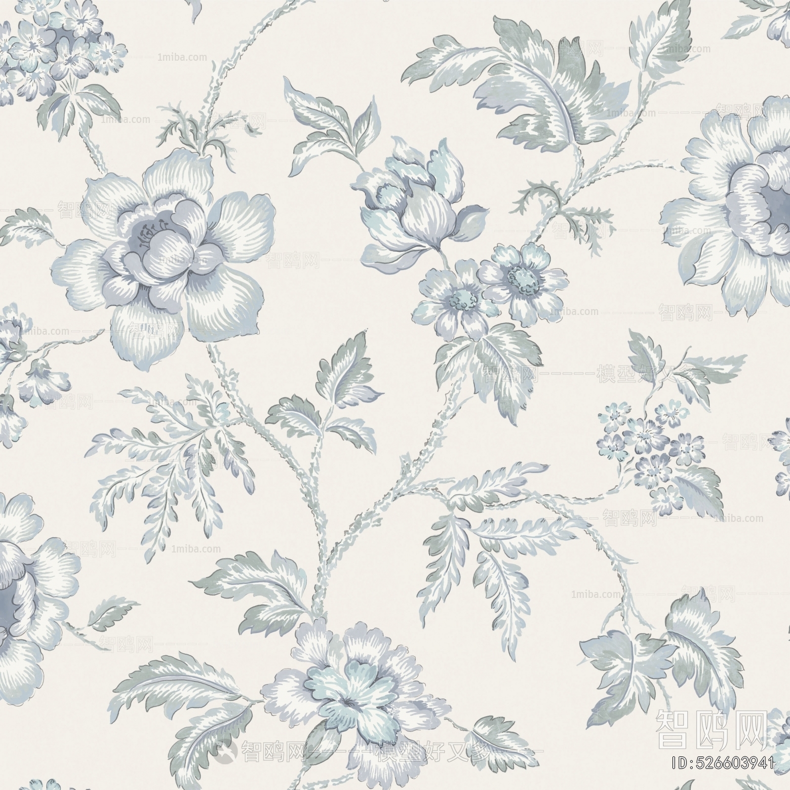 Animal And Plant Pattern Wallpaper