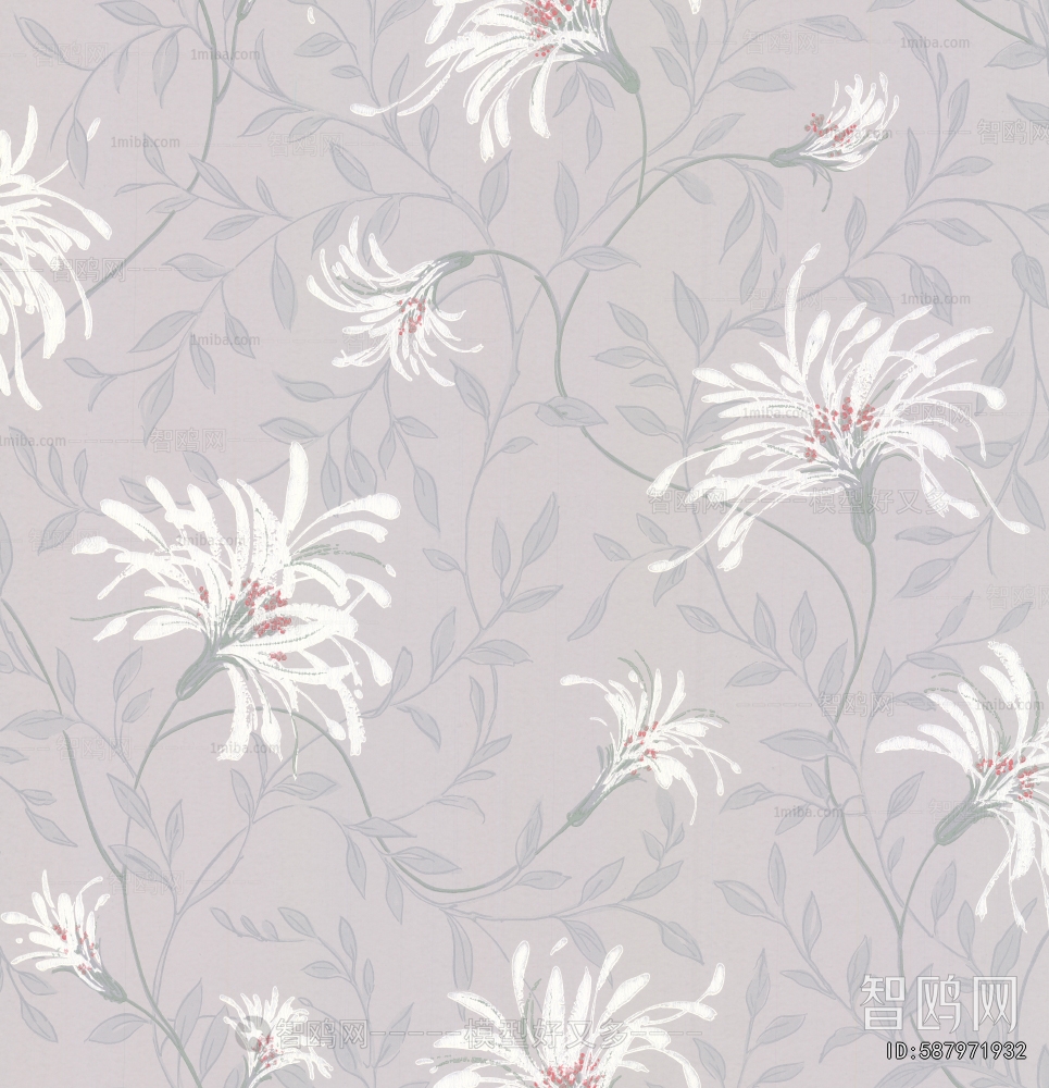 Animal And Plant Pattern Wallpaper