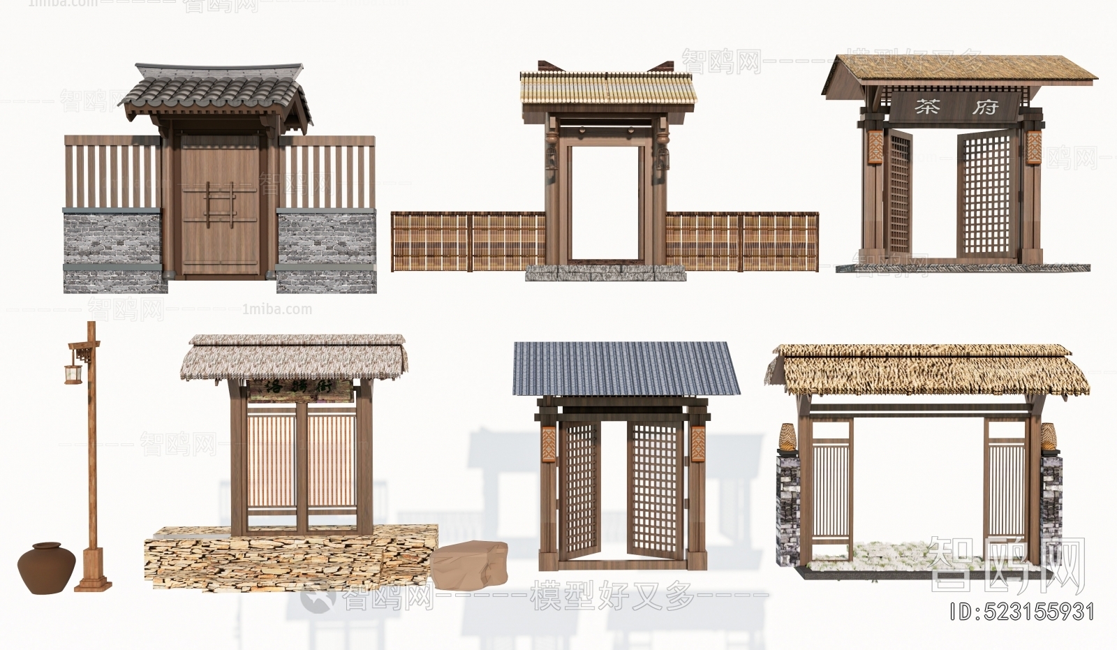 Chinese Style Facade Element