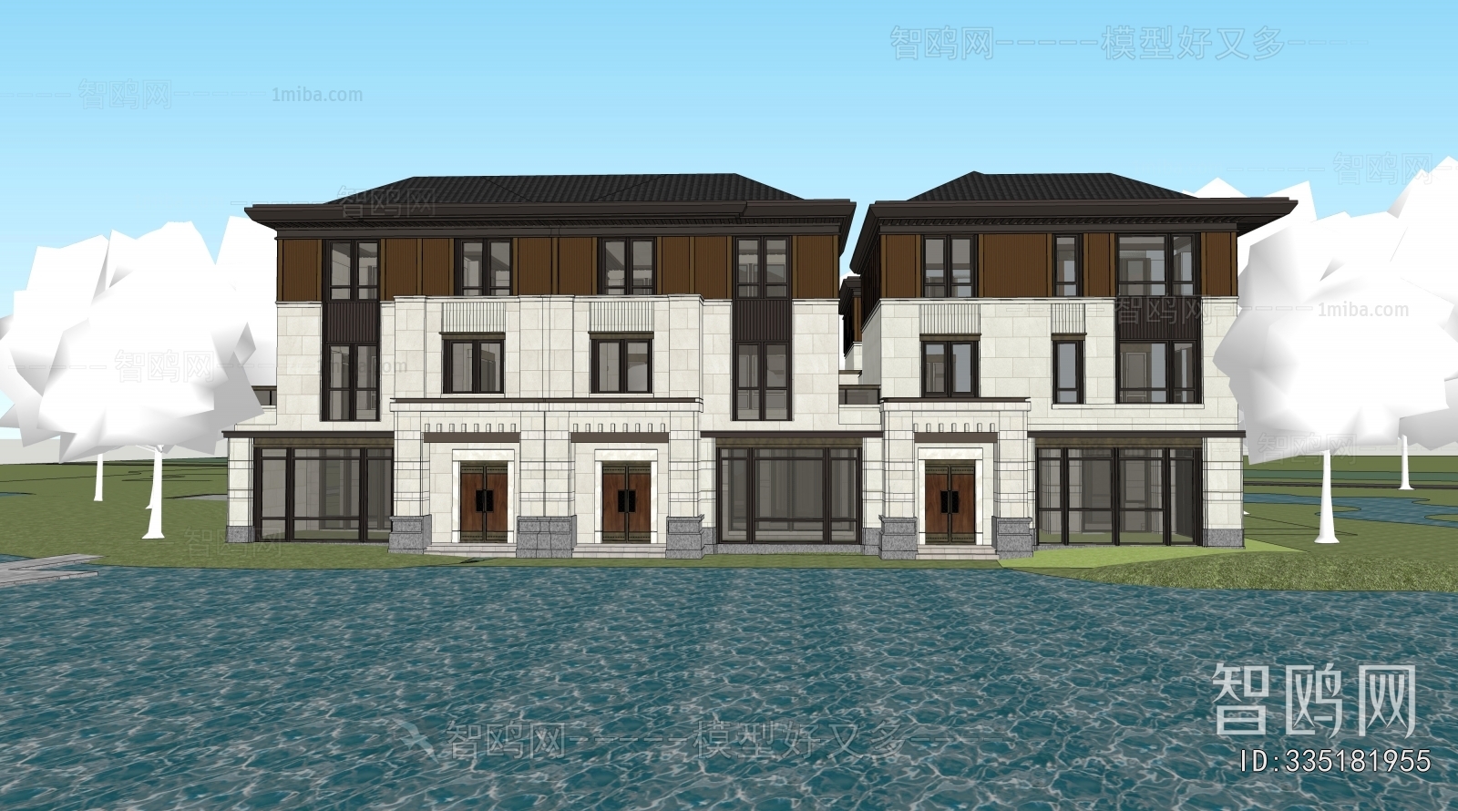 New Chinese Style Townhouse