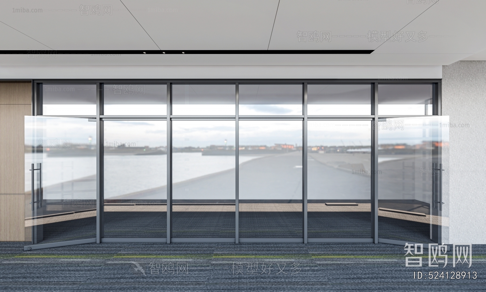 Modern Glass Screen Partition