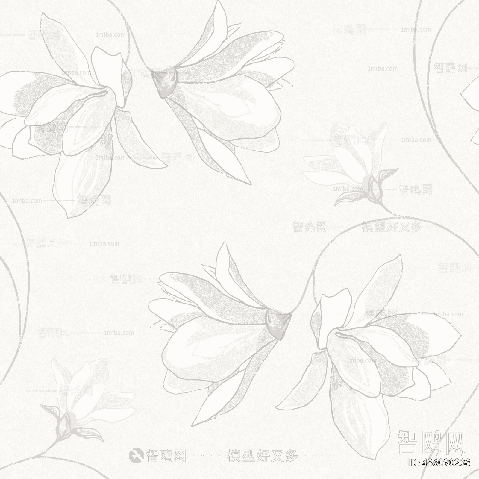 Animal And Plant Pattern Wallpaper