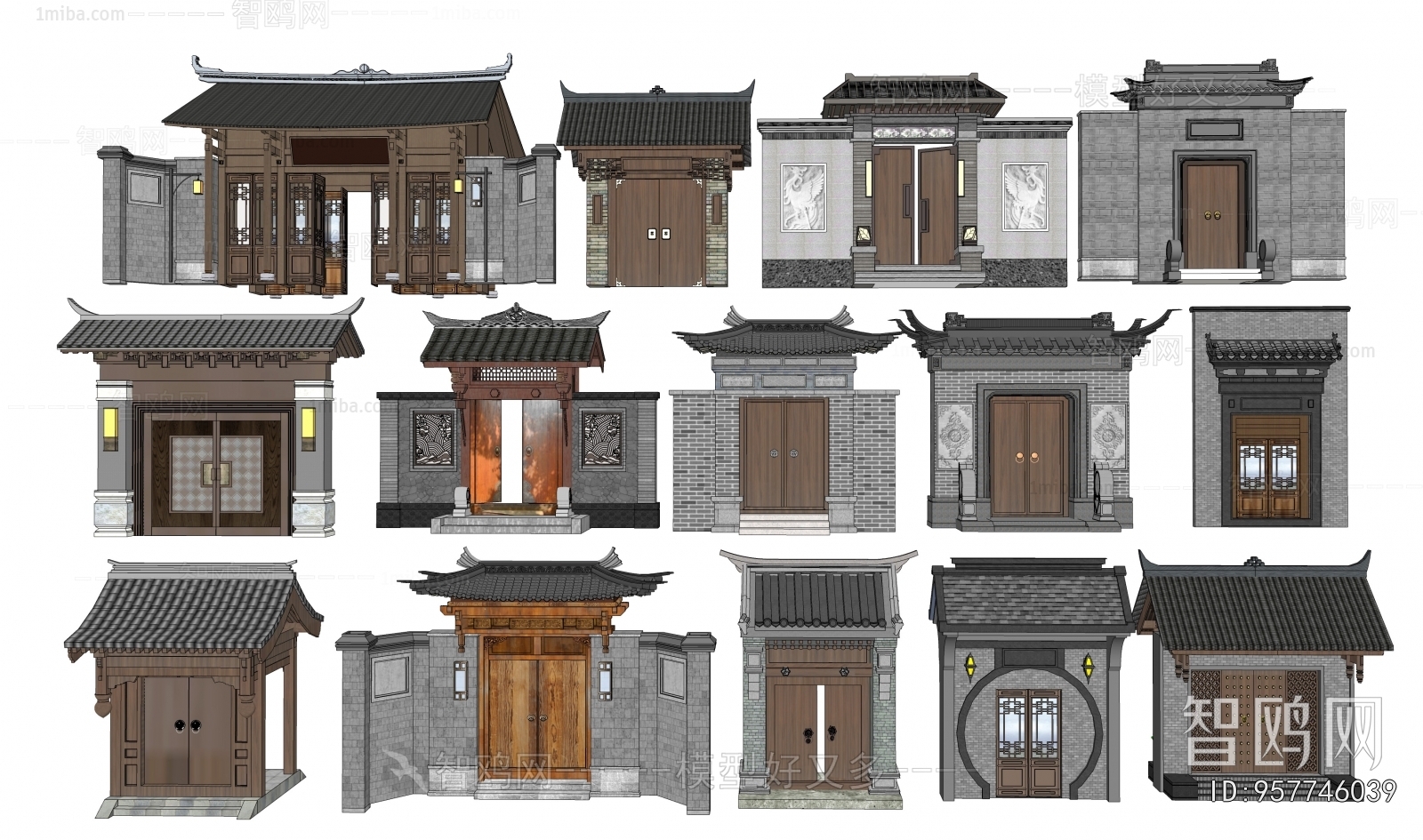 Chinese Style Facade Element