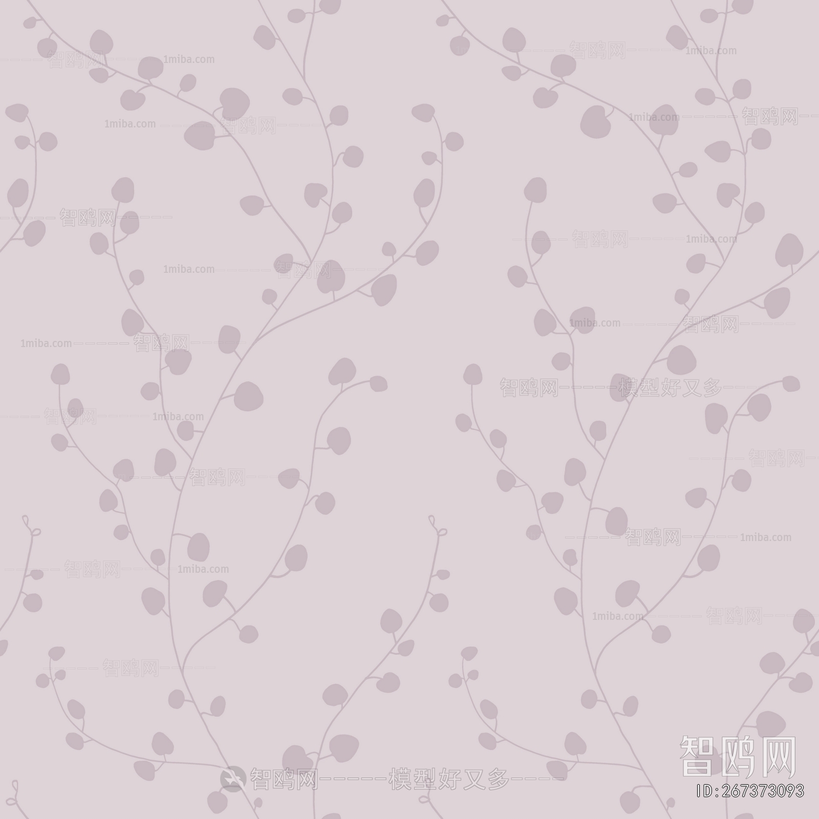 Animal And Plant Pattern Wallpaper