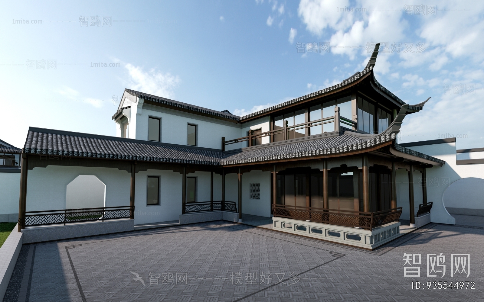 Chinese Style Residential Building