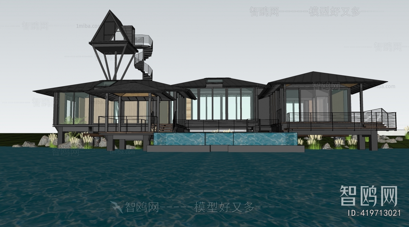 New Chinese Style Public Building