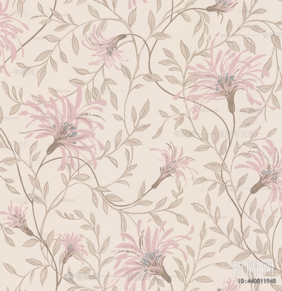 Animal And Plant Pattern Wallpaper