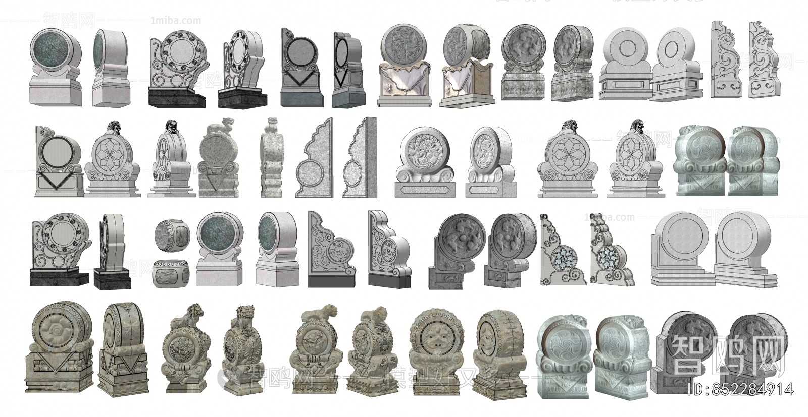 Chinese Style Stone Carving