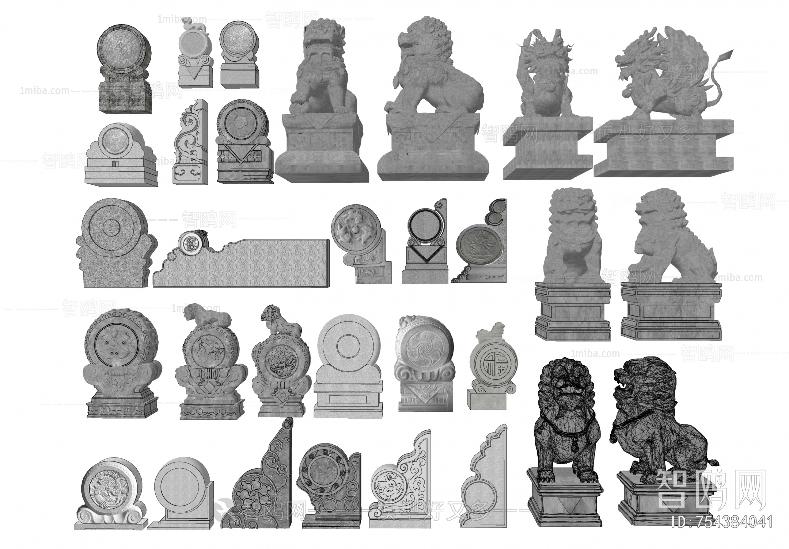 Chinese Style Stone Carving