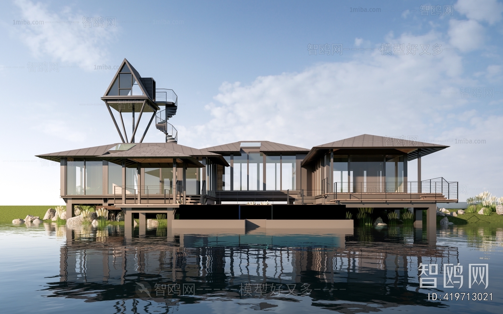 New Chinese Style Public Building