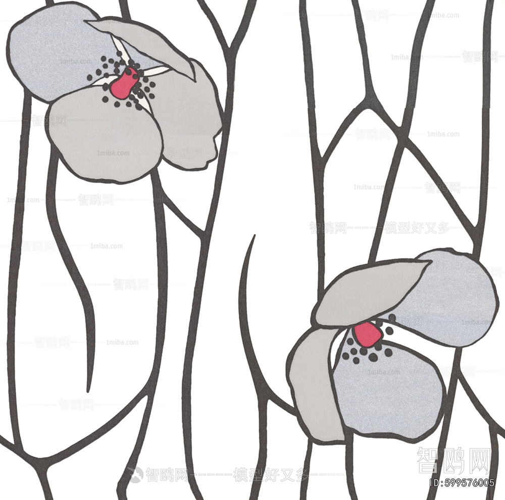 Animal And Plant Pattern Wallpaper