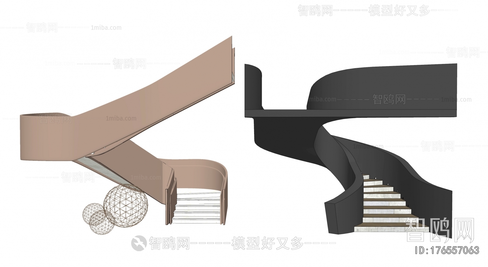 Modern Rotating Staircase