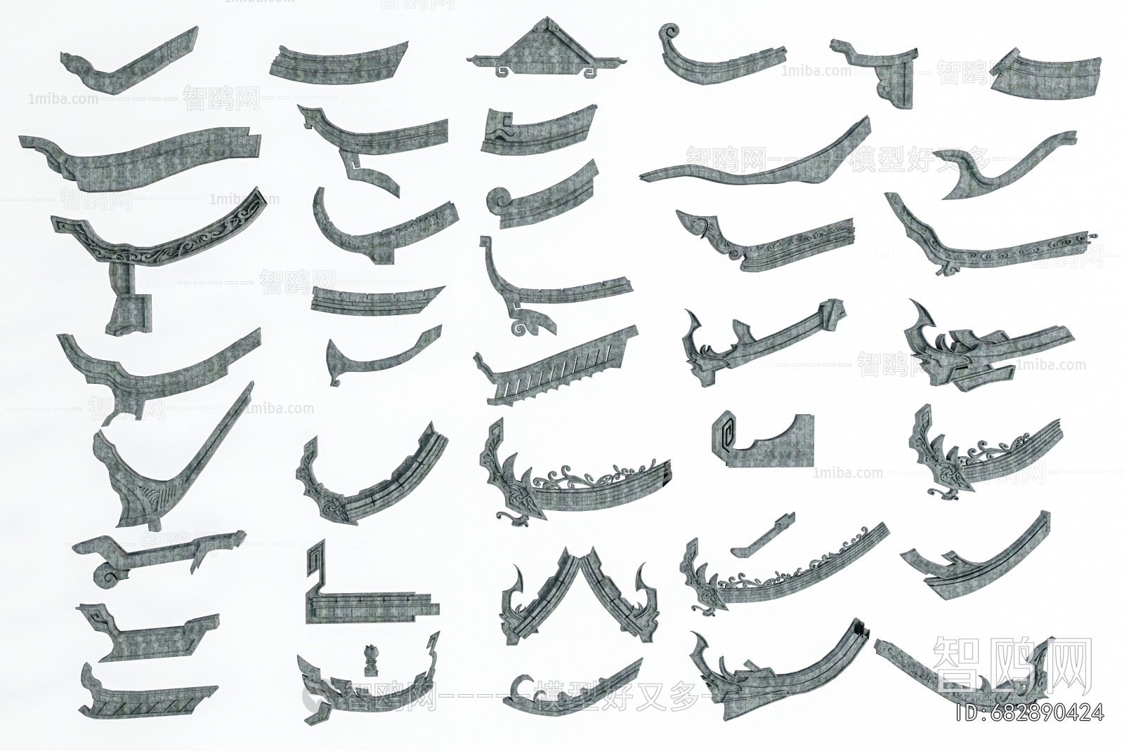 Chinese Style Building Component