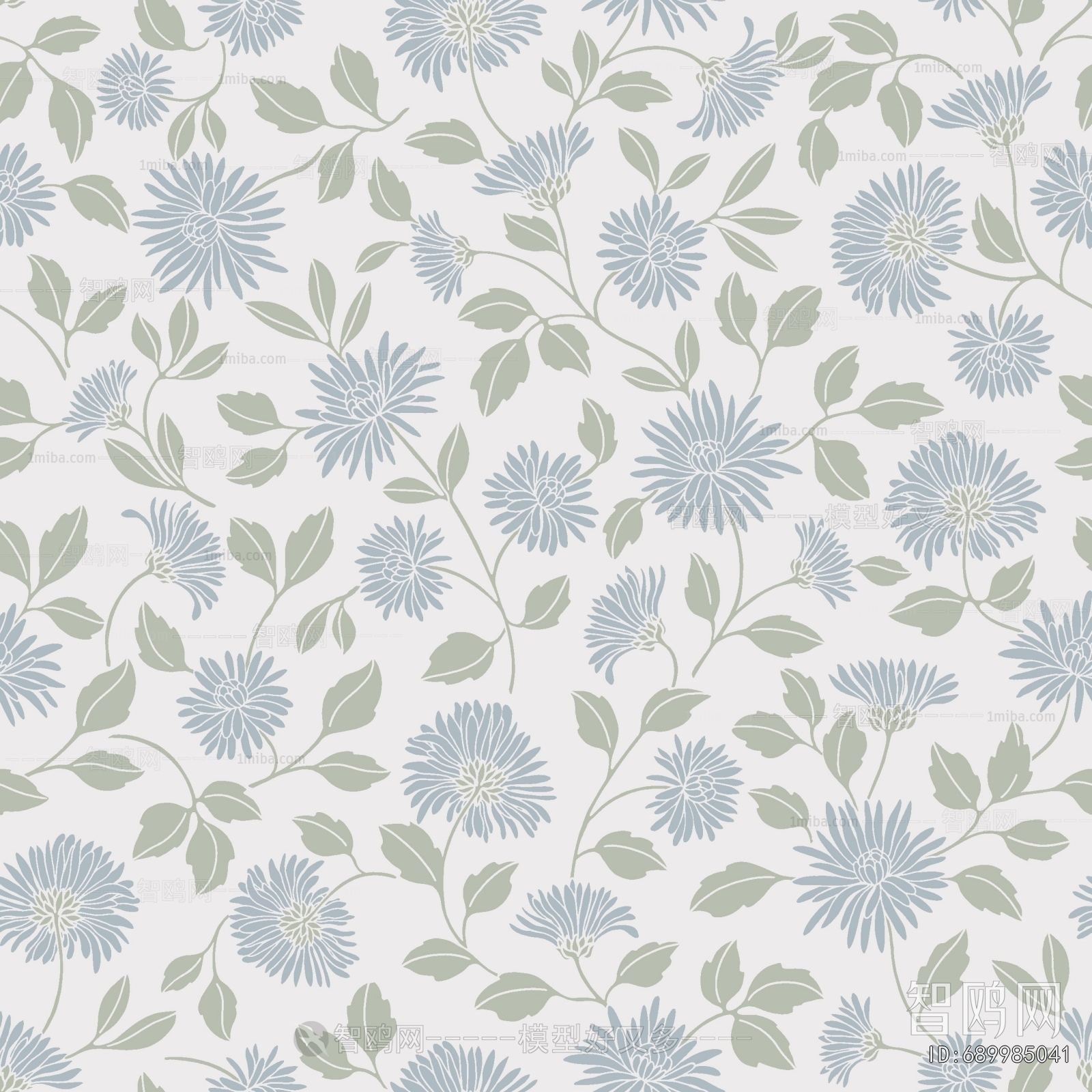 Animal And Plant Pattern Wallpaper