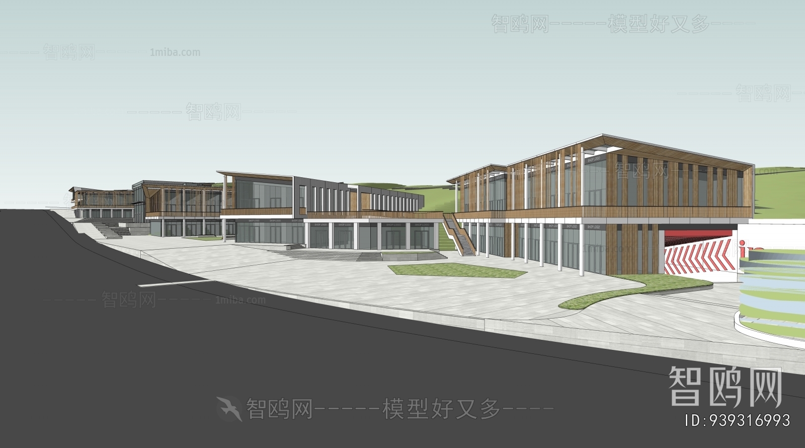 Modern Appearance Of Commercial Building