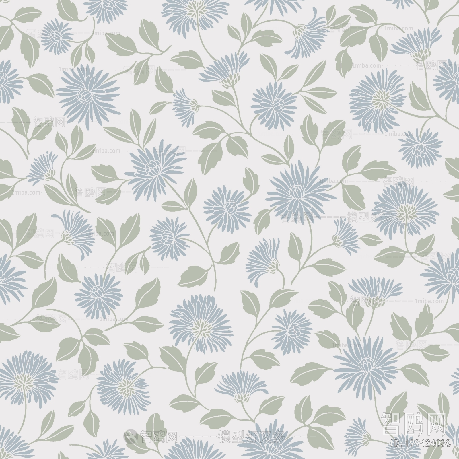 Animal And Plant Pattern Wallpaper