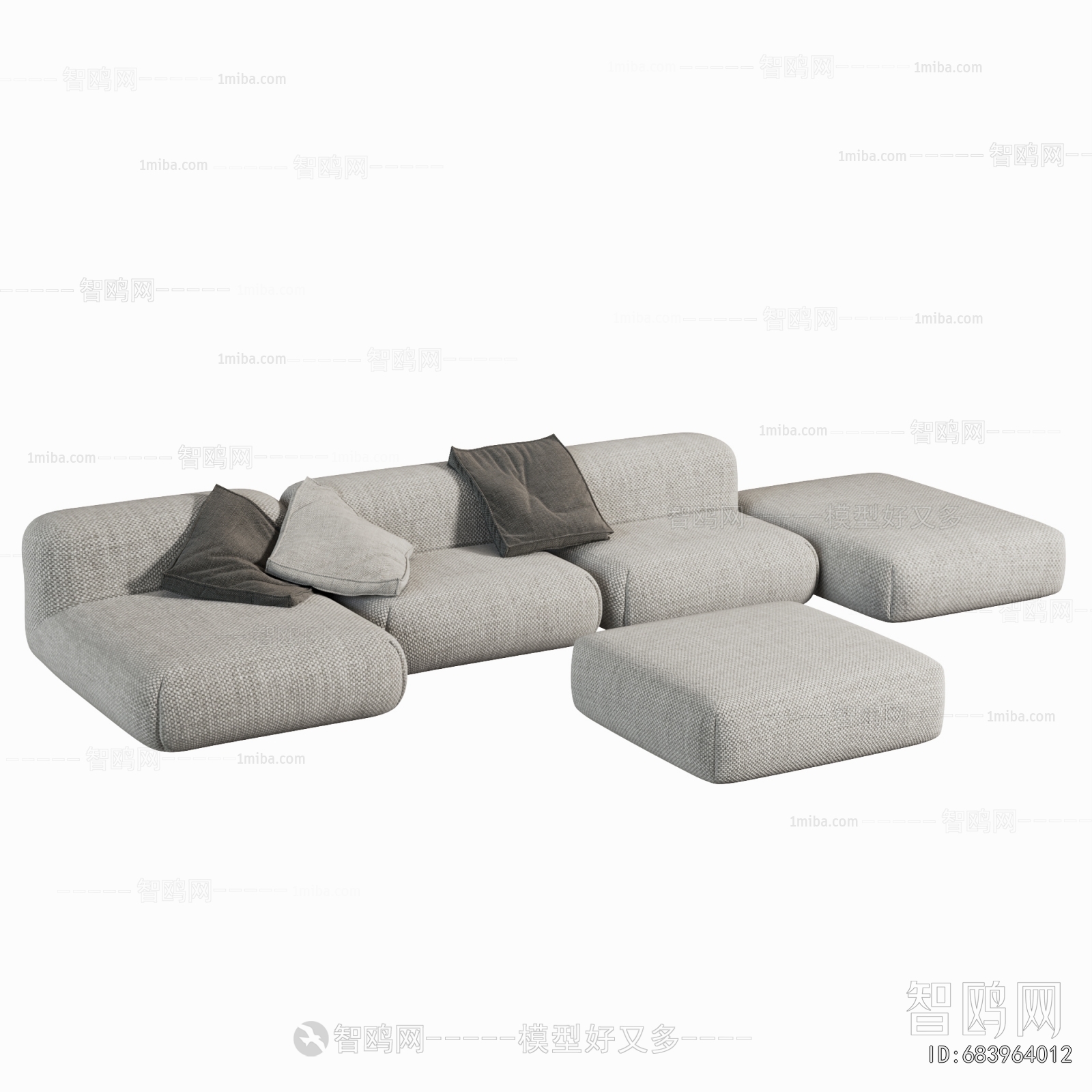 Modern Multi Person Sofa