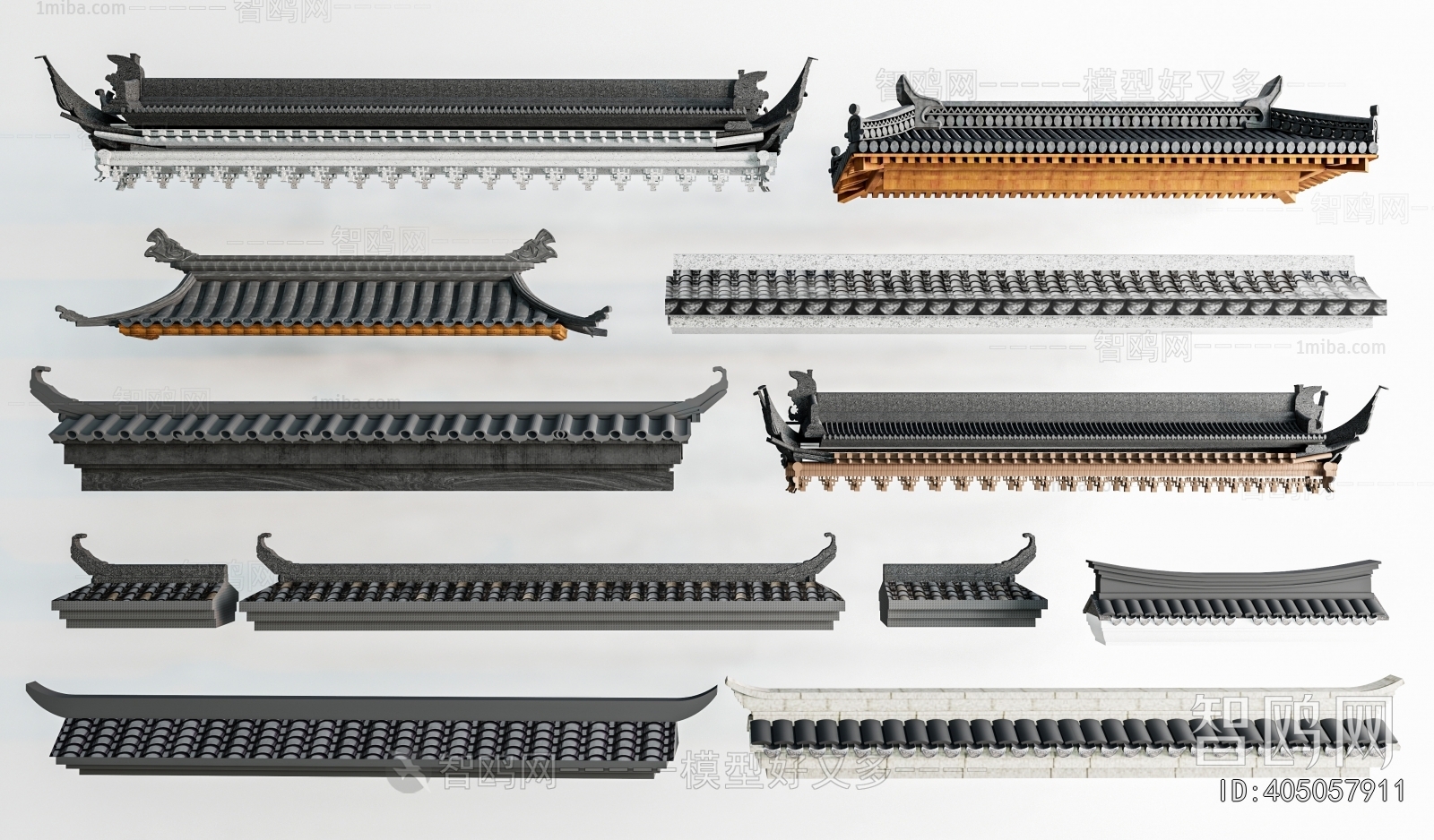 Chinese Style Building Component