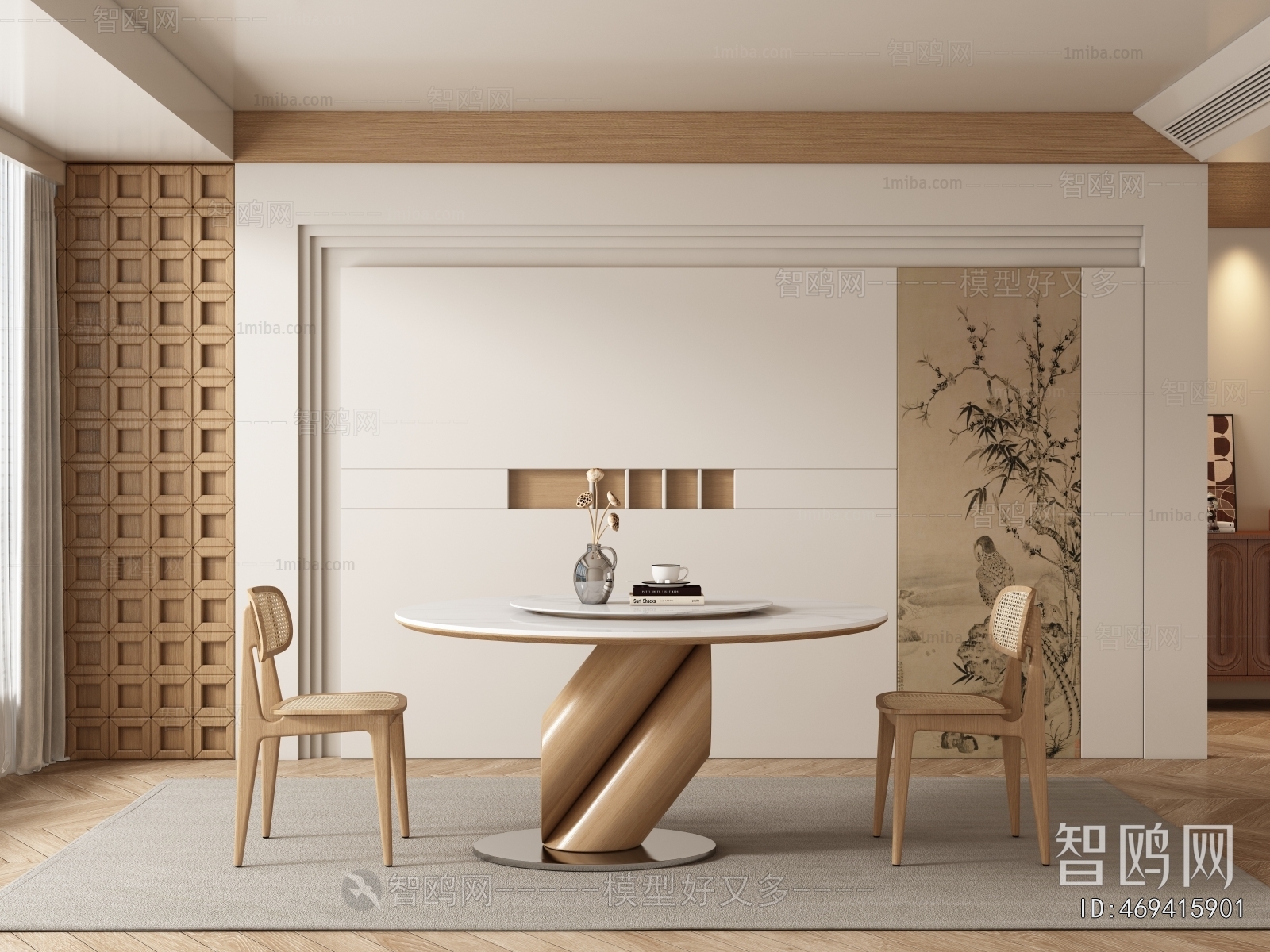 New Chinese Style Dining Room