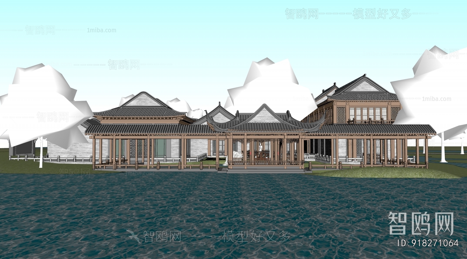 Chinese Style Residential Building