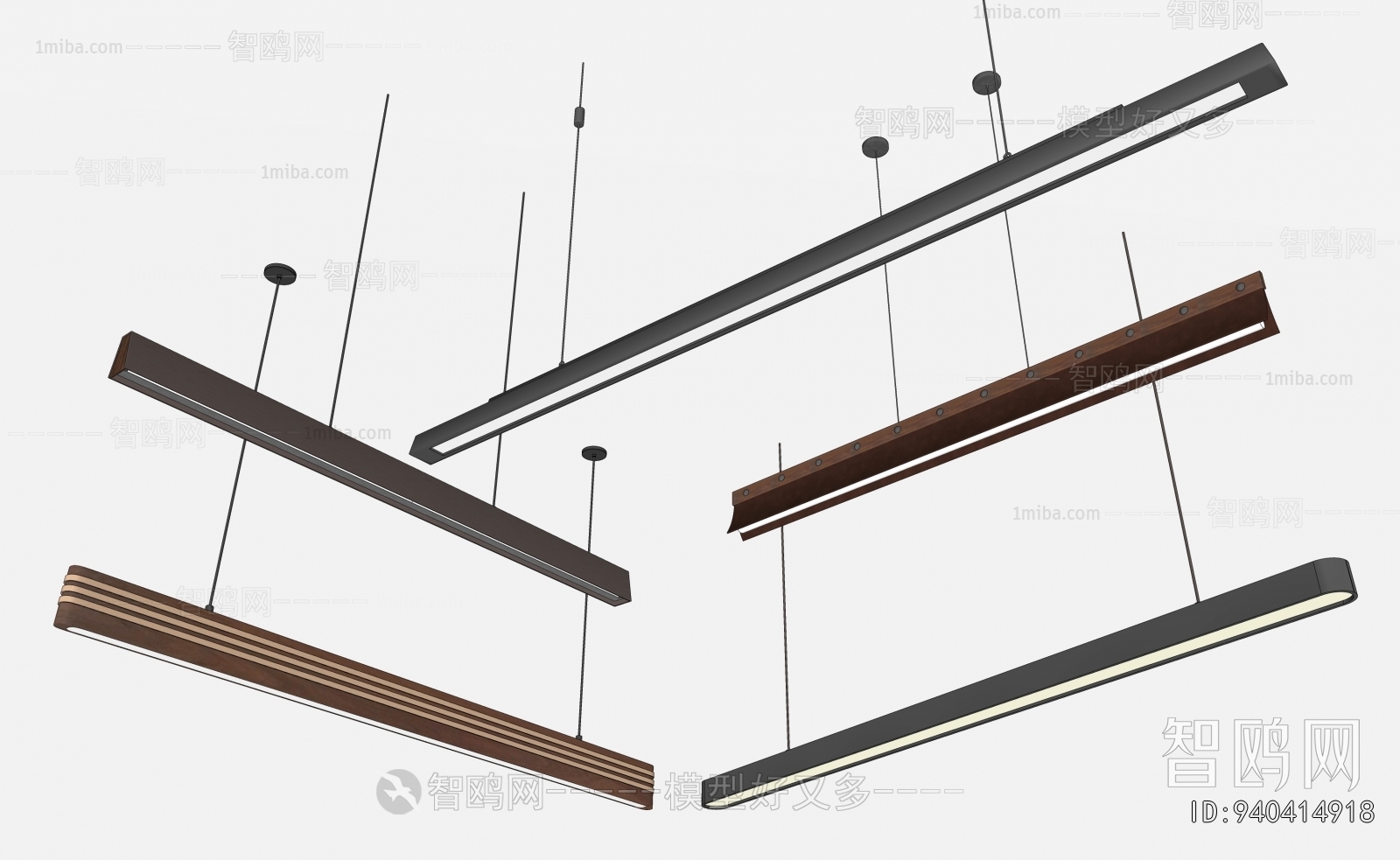 Modern Long Chandelier