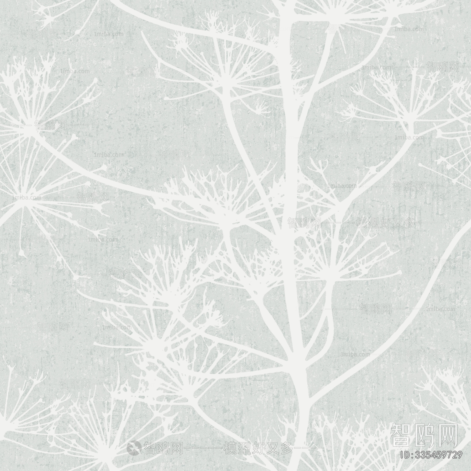 Animal And Plant Pattern Wallpaper