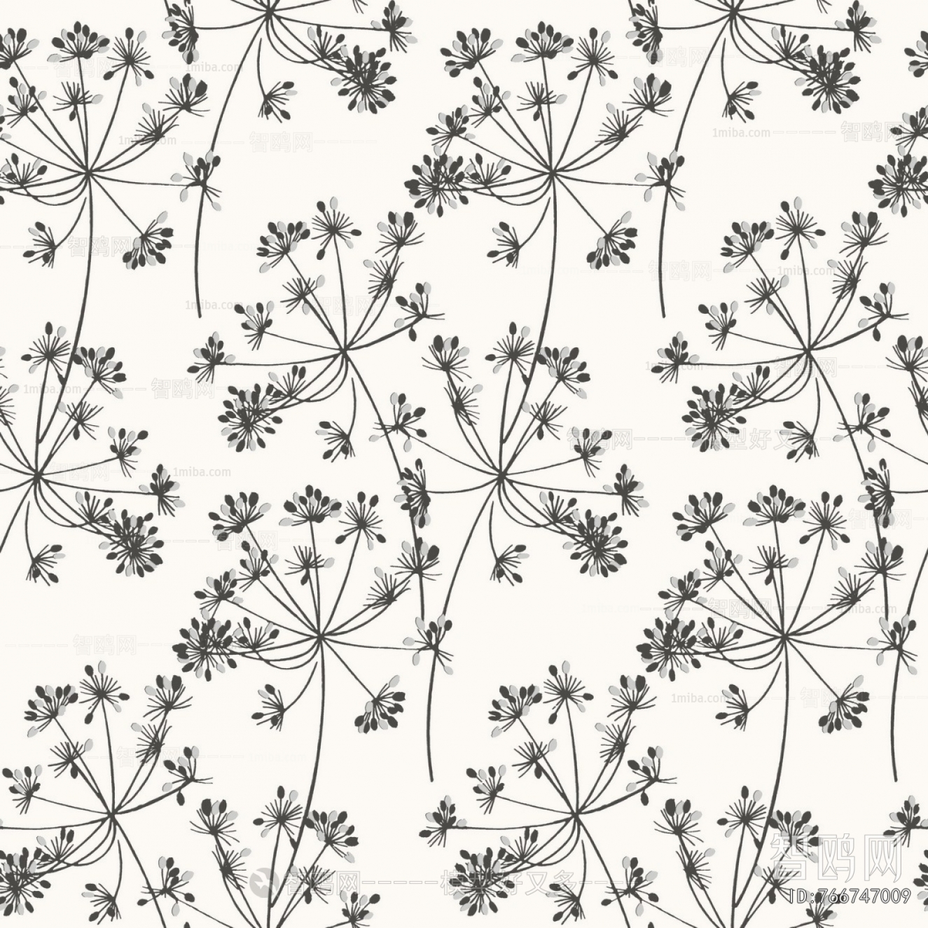 Animal And Plant Pattern Wallpaper