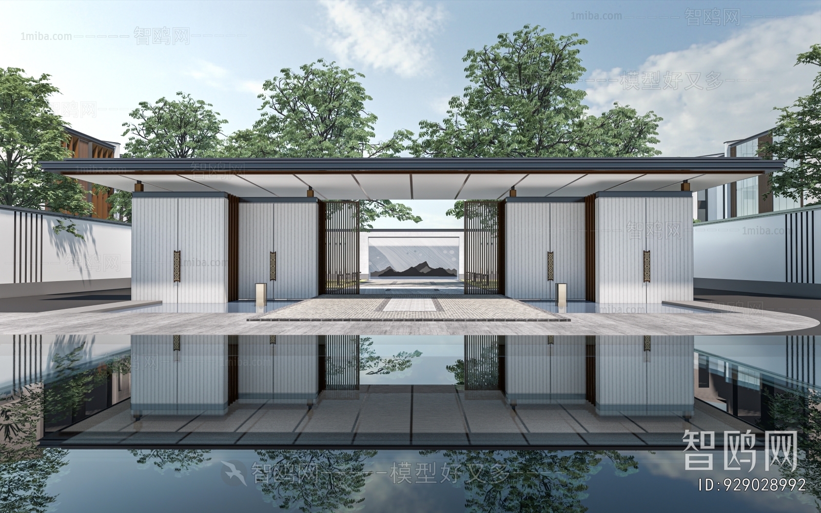 New Chinese Style Gate