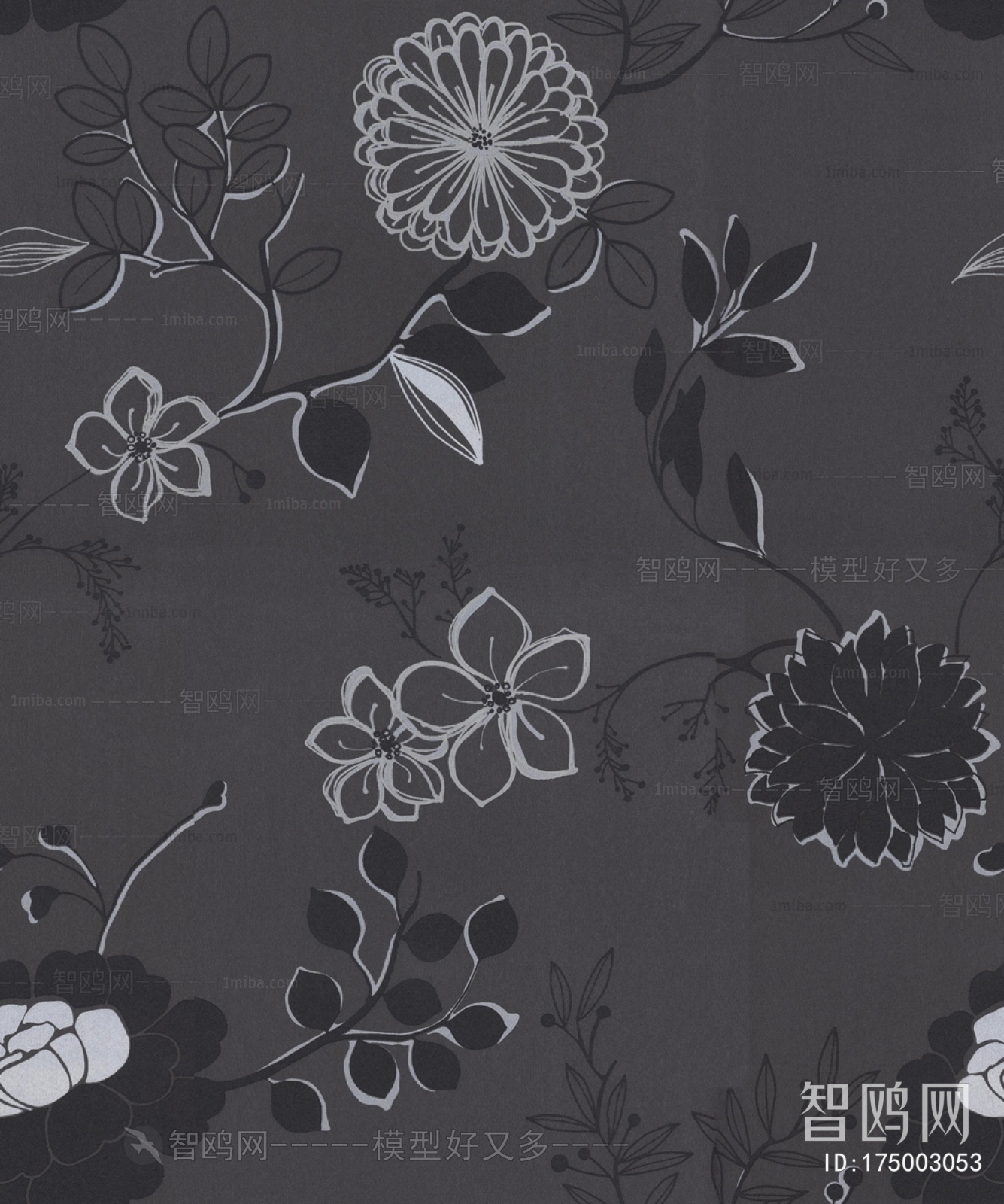 Animal And Plant Pattern Wallpaper