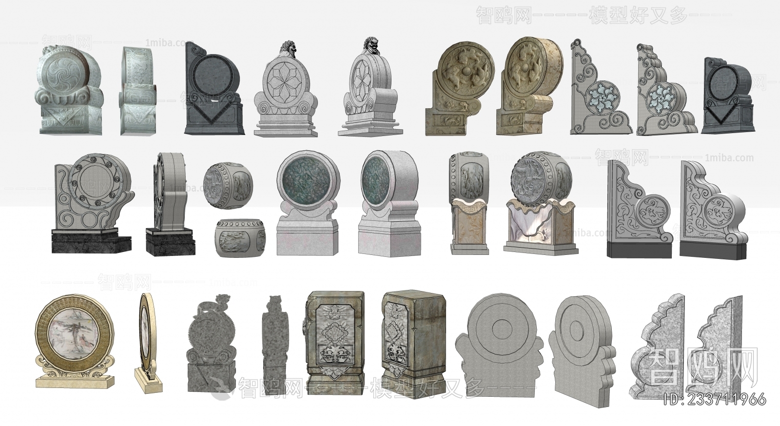 Chinese Style Stone Carving