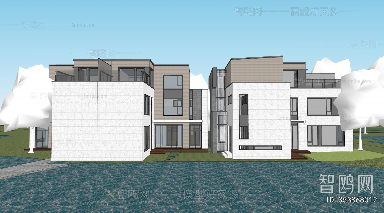 Modern Double Townhouse