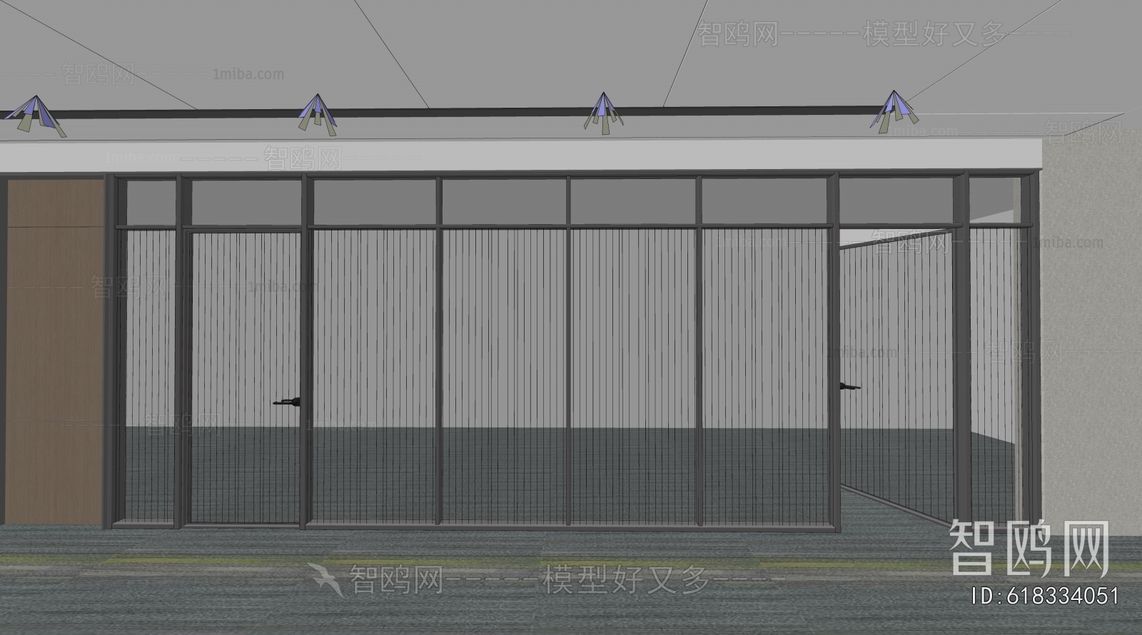 Modern Glass Screen Partition