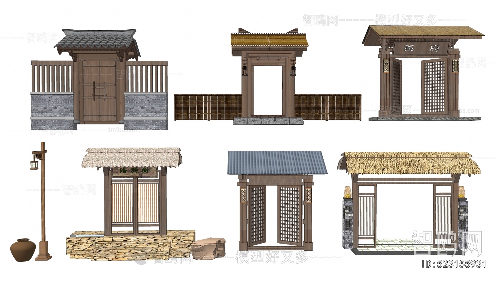 Chinese Style Facade Element