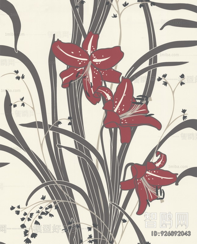 Animal And Plant Pattern Wallpaper