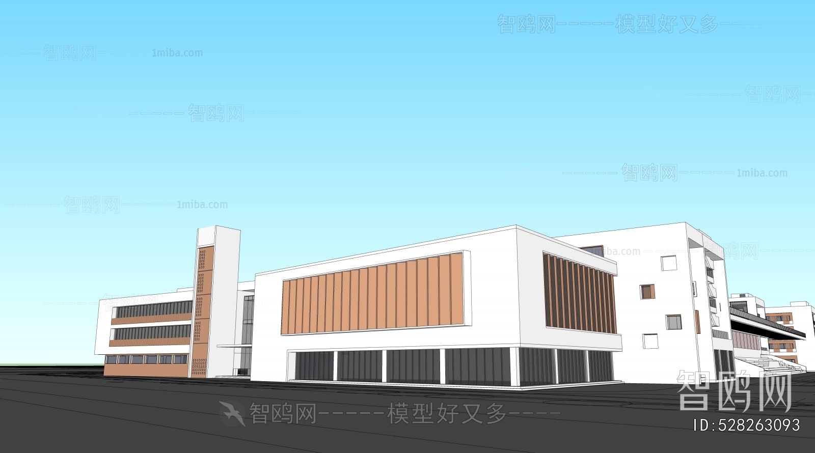 Modern School Building