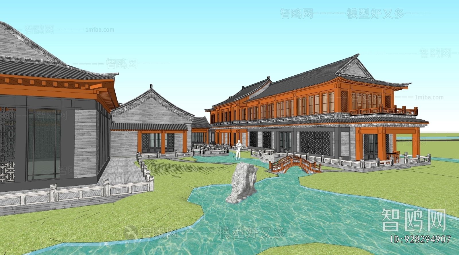 Chinese Style Courtyard/landscape